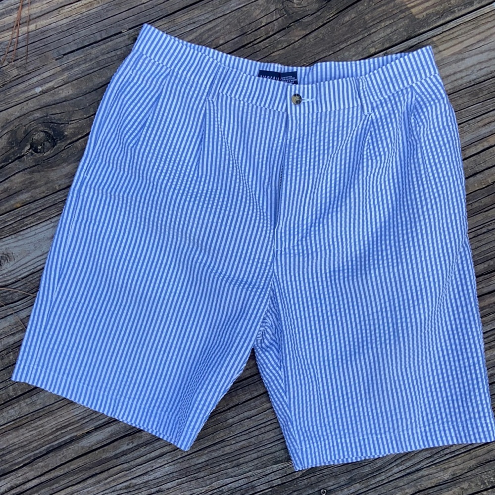 Men’s seersucker shorts Siegfried & Company.